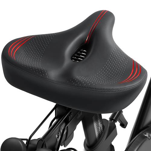 extra oversized gel foam padded bike seat comfortable replacement with absorption ball wide cushion for road black design