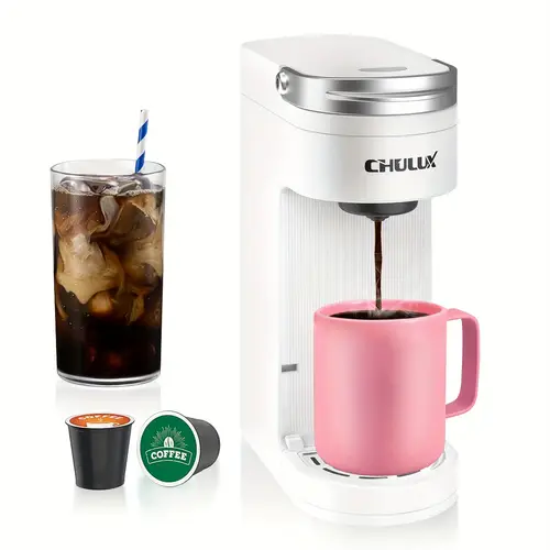 single serve coffee maker pods maker fits 7 3 travel mugs coffee machine with 6 to 12oz brew sizes