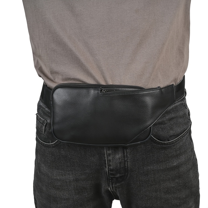 Mini PU Leather Belt Chest Bag Men