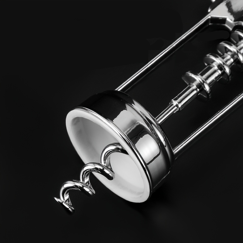 Multifunctional Wine Opener | Zinc Alloy Bottle Opener with Cork Screw and Pour Spout