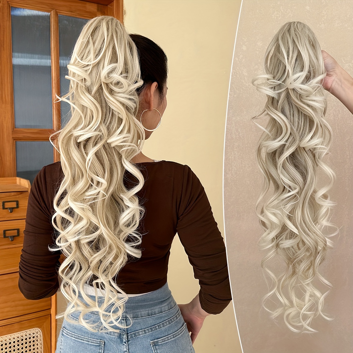 

Ponytail Accessories 32 Long Synthetic Ponytail Hairpiece For Women