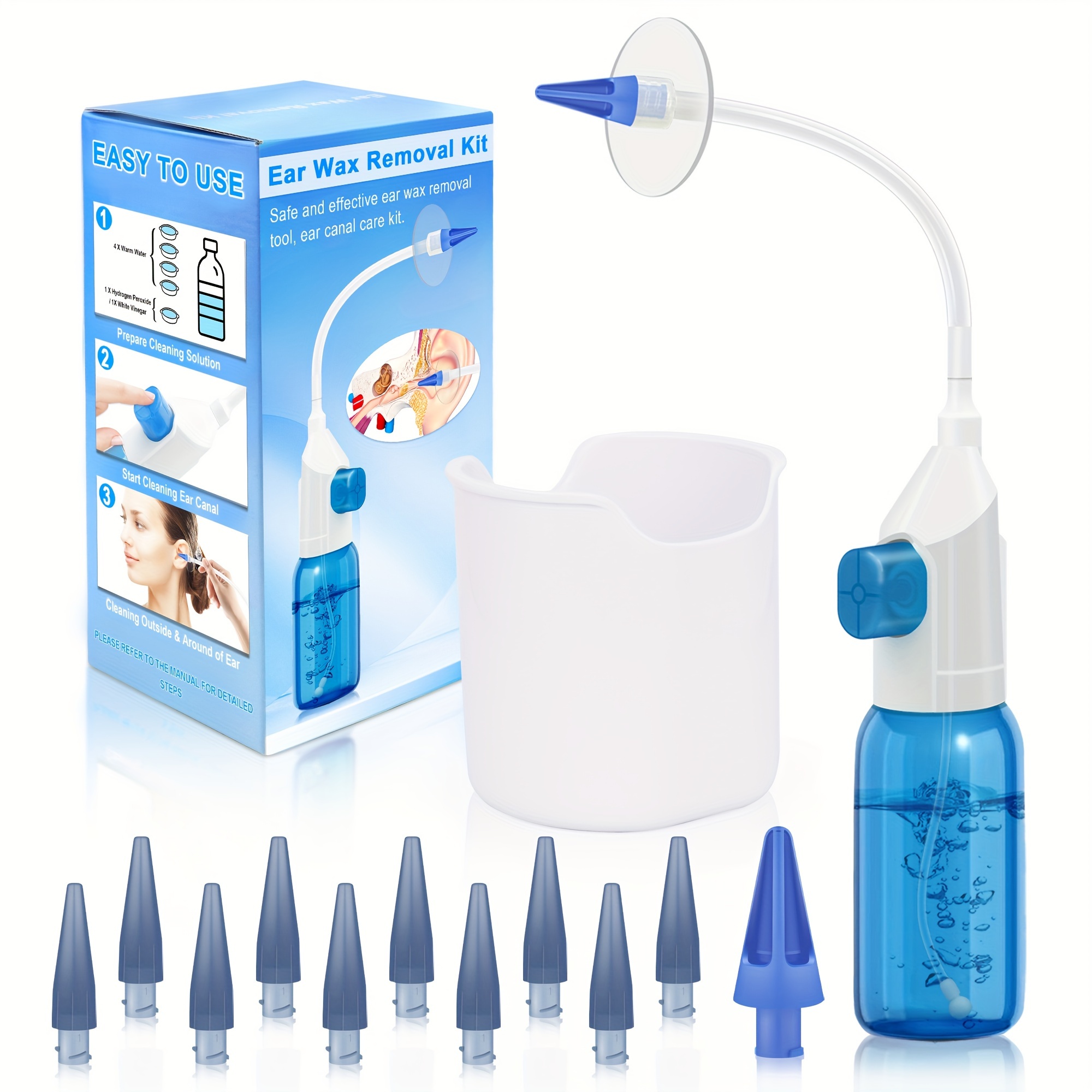 

Binazon Manual Ear Irrigation Kit: Set Of Cleaning For Adult Removal