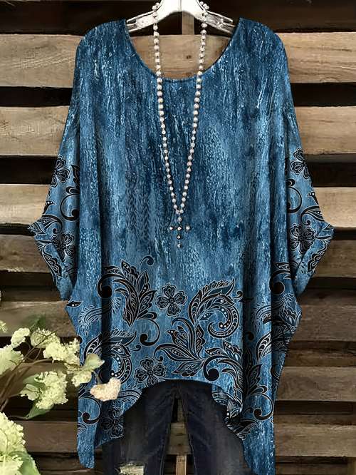 TIANZHU Tunica Peplo Donna Taglie Forti - Maglietta Manica Corta Scollo A V, Top Estivo Morbido (XL-4XL)