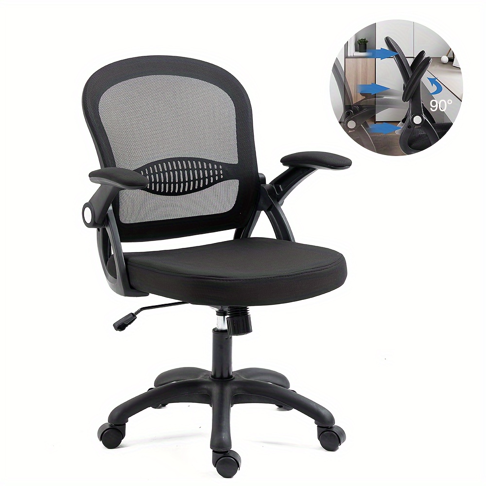 Sedia da ufficio braccioli regolabili per Computer sedia girevole per ufficio  bracciolo poggiapiedi Set braccioli in