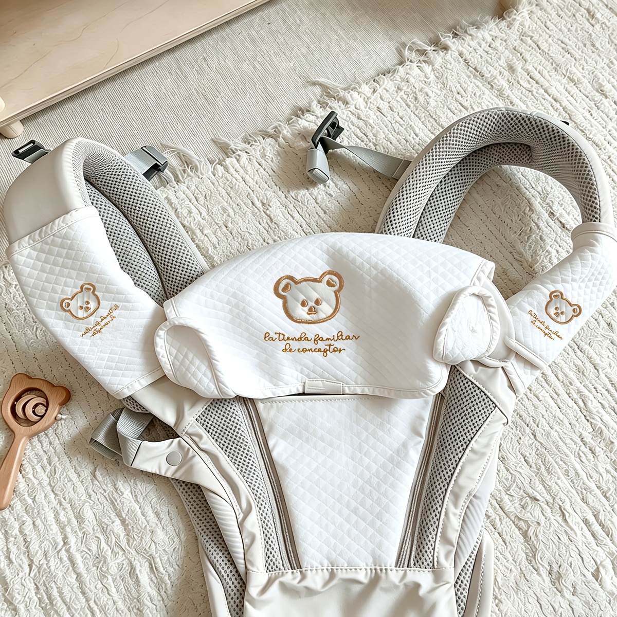 Conjunto de 3 Peças de Babador Tipo Estilingue para Bebê 2