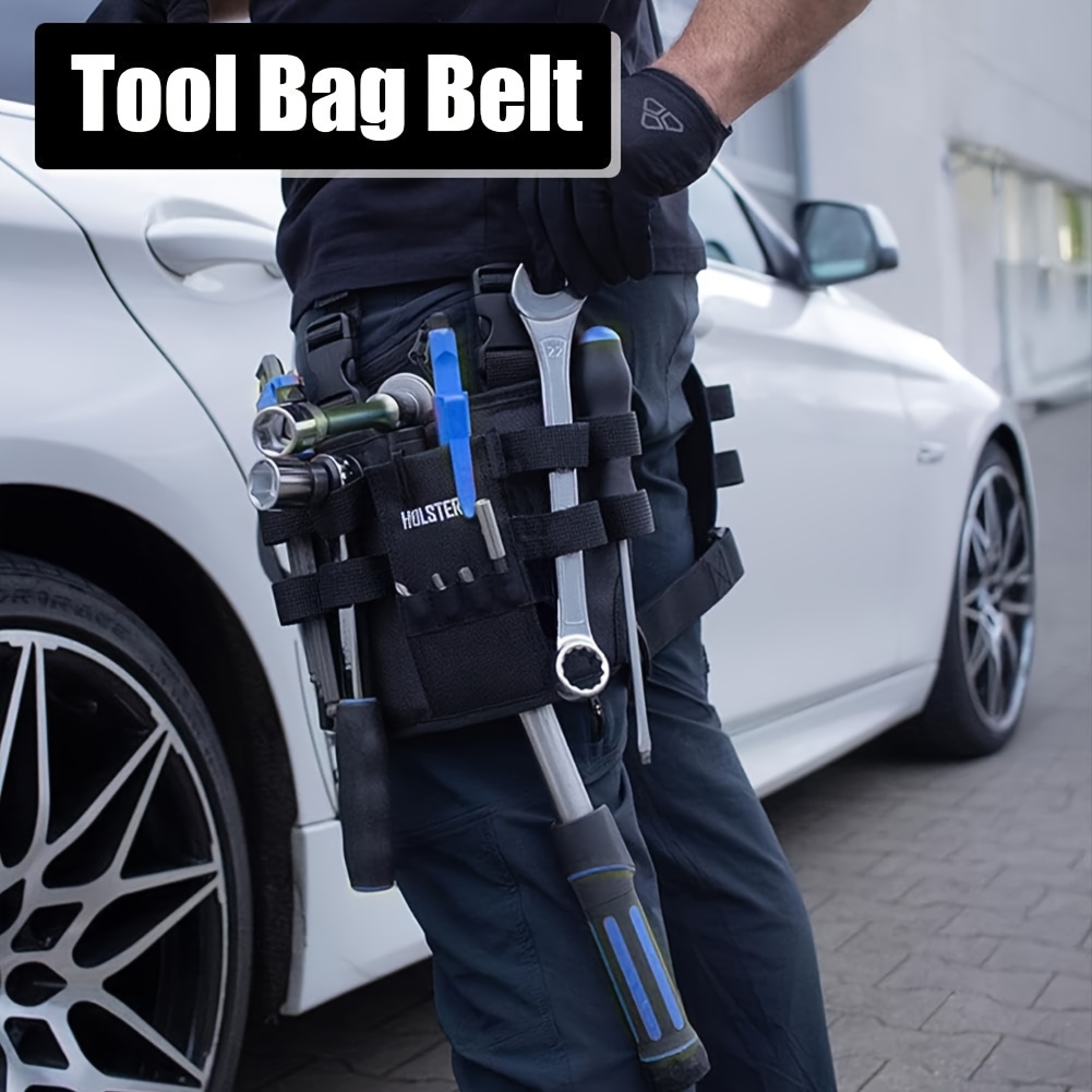 

1pc Tool Pouch With Belt Clip, Tool Bag For Leg, Leg Pocket Pouch, Multi- Tool Pouch For Electricians Diy, Automotive,