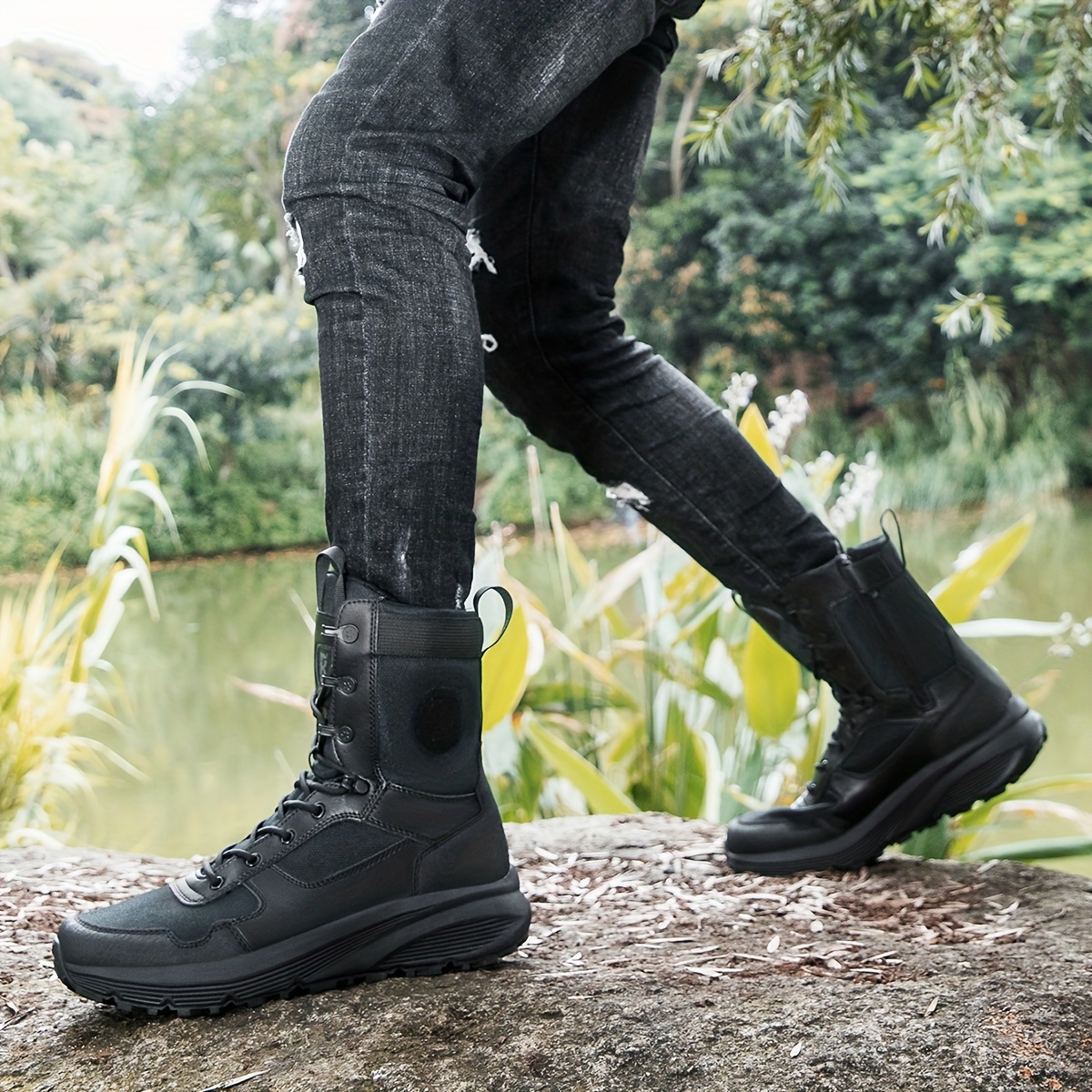 botas de otoño/invierno para hombre, zapatos de senderismo