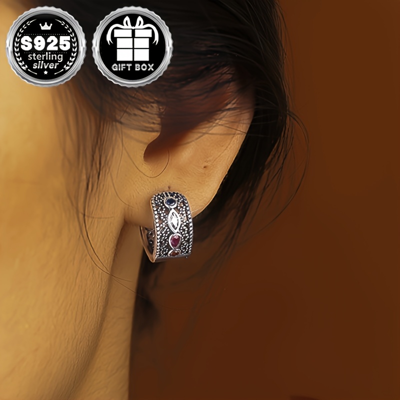 2pcs Women's Classic Retro Geometric Earrings