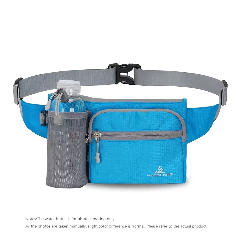 TEMU 1-pack Fashionable New Women's Waist Bag Portable Phone Pouch Belt Wallet Unisex Can Bottle Crossbody Bag Hiking Waist Pack Suitable For Fitness