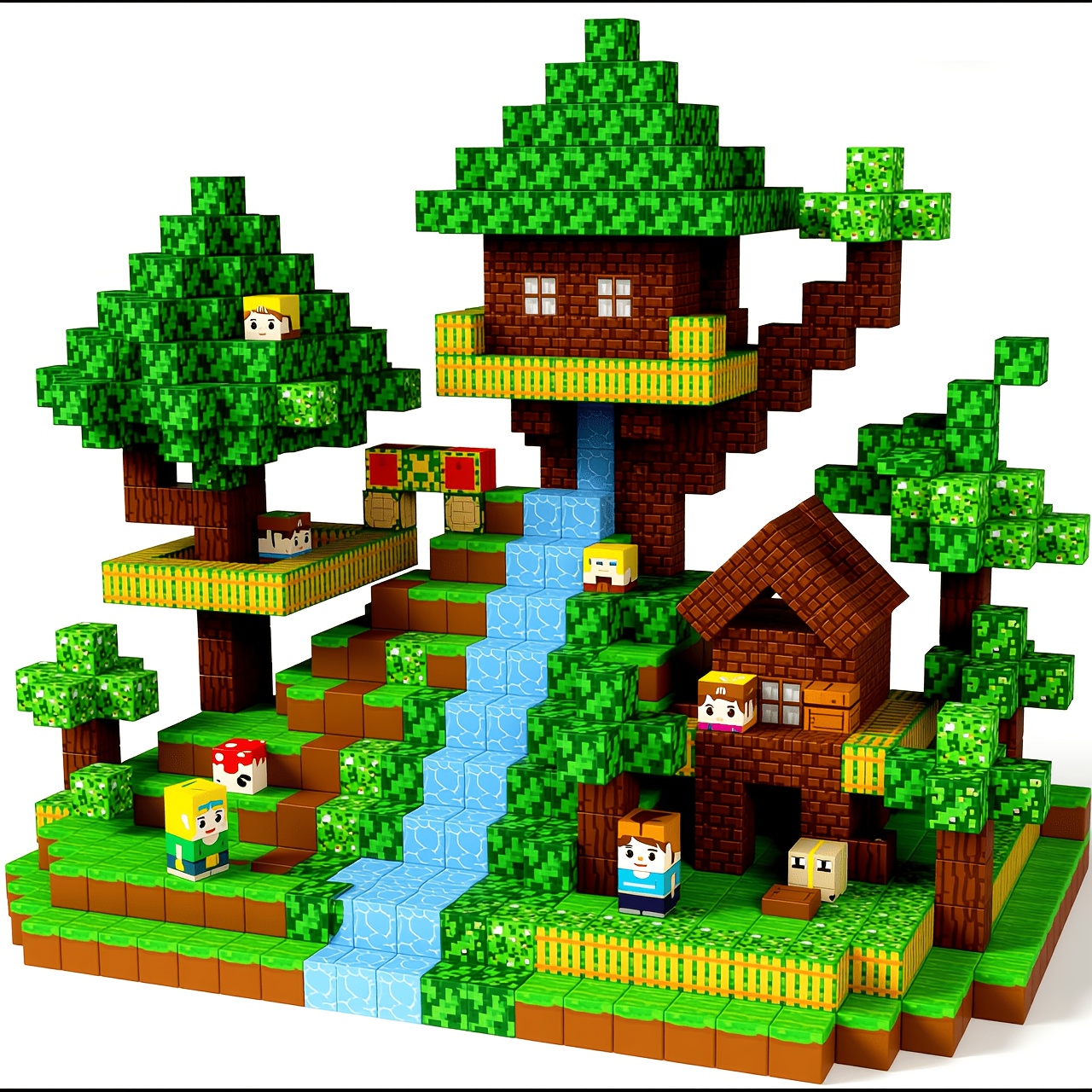 Creative DIY Building Blocks, Educational STEM Toy Set