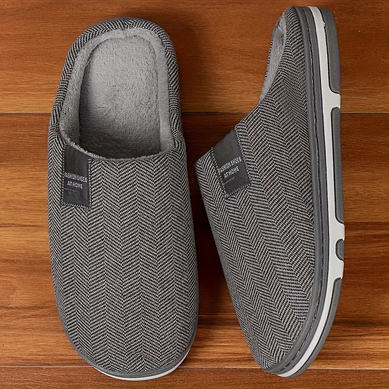 ASHALI Pantoufles d'hiver chaudes pour hommes et femmes - Confortables, élégantes et faciles à enfiler pour un usage intérieur