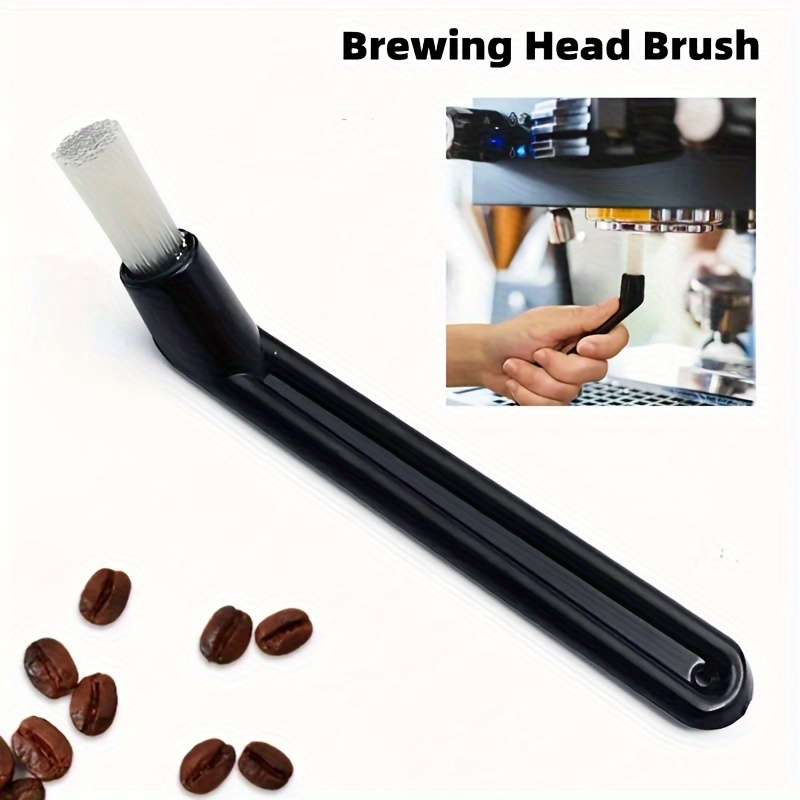 

1pc, Coffee Machine Cleaning Brush, Coffee Grinder Cleaning Nylon Brush, Plastic Handle Cleaner Tools, Espresso Grinder Brush, For Coffee Grounds Residue Removal, Cleaning Supplies, Cleaning Tool