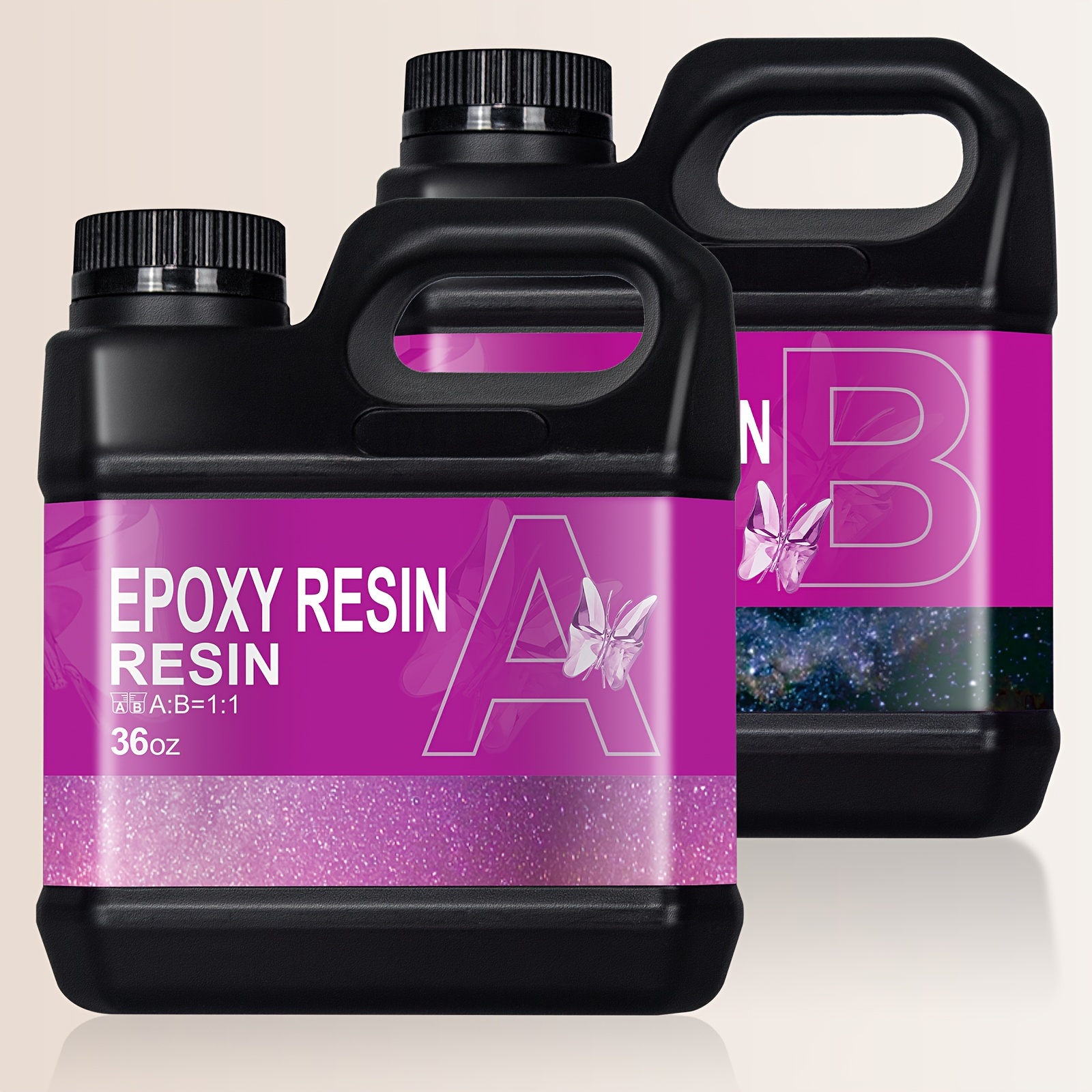 

Epoxy Resin Kit 36oz 36oz Hardener, 1:1 , Newly Formulated Epoxy Resin, Strong, -free, Anti-yellowing Art Resin That, Suitable For Casting, Diy, Resin Art, Molds, Jewelry