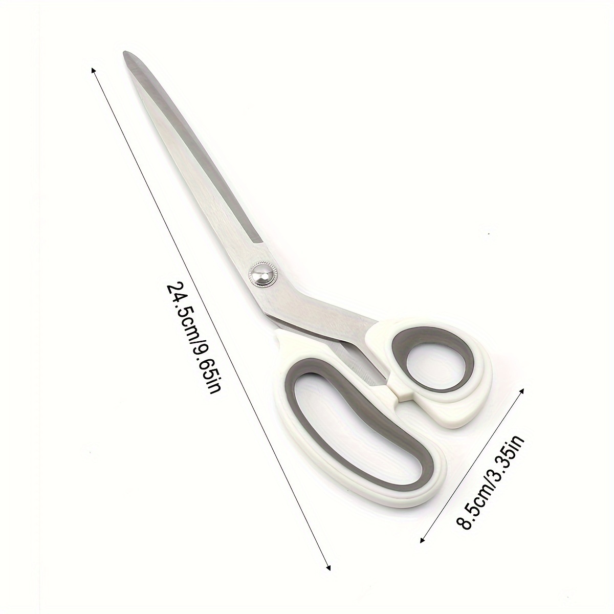 Image of 1pc Stainless Steel Vintage Scissors Tailoring Fabric Scissors Embroidery Scissors Sewing Scissors, Office Scissors Tools, Rust-proof Scissors, Suitable For Home, Office, Art, Handicrafts, Etc!