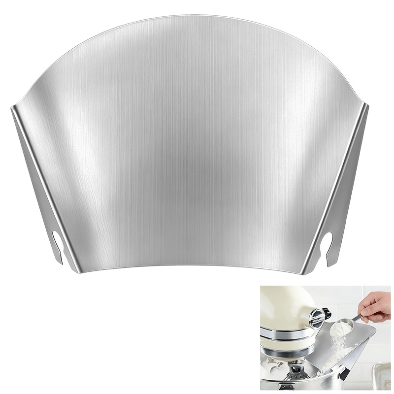 TEMU Stainless Steel Pouring Chute Compatible With , Easy Pouring Guide For Flour & Liquids, Dishwasher Safe