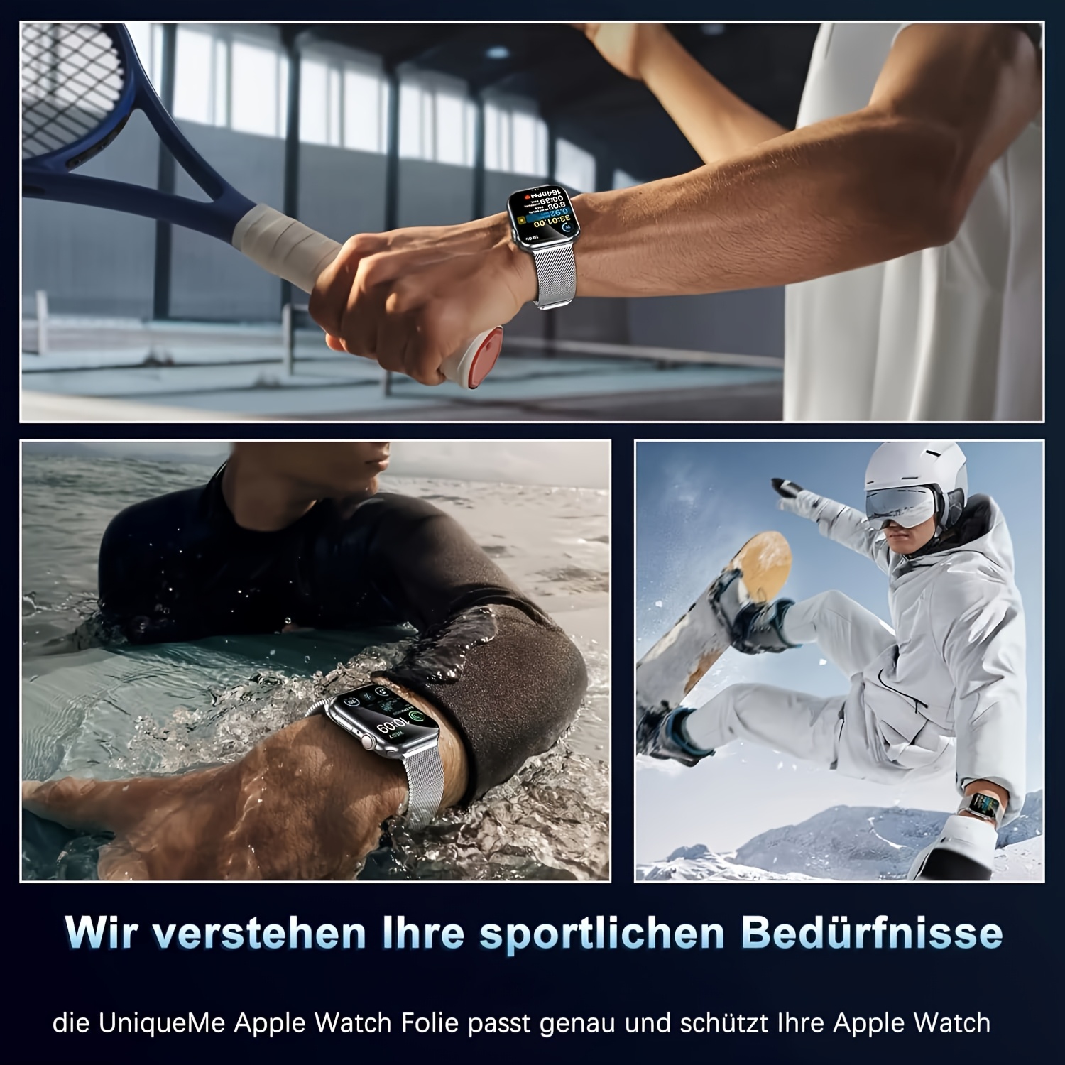 TPU Screen Protector Case for Apple Watch Series 10/9/8/7/SE/6/5/4/3 - Compatible with iWatch Models 46mm, 45mm, 41mm, 44mm, 40mm, 42mm - Shockproof Protective Cover