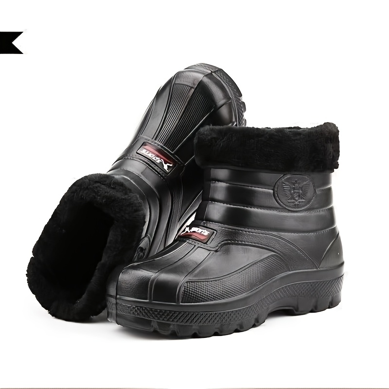 Men's Winter Fleece Waterproof Shoes, All-In-One Winter Footwear
