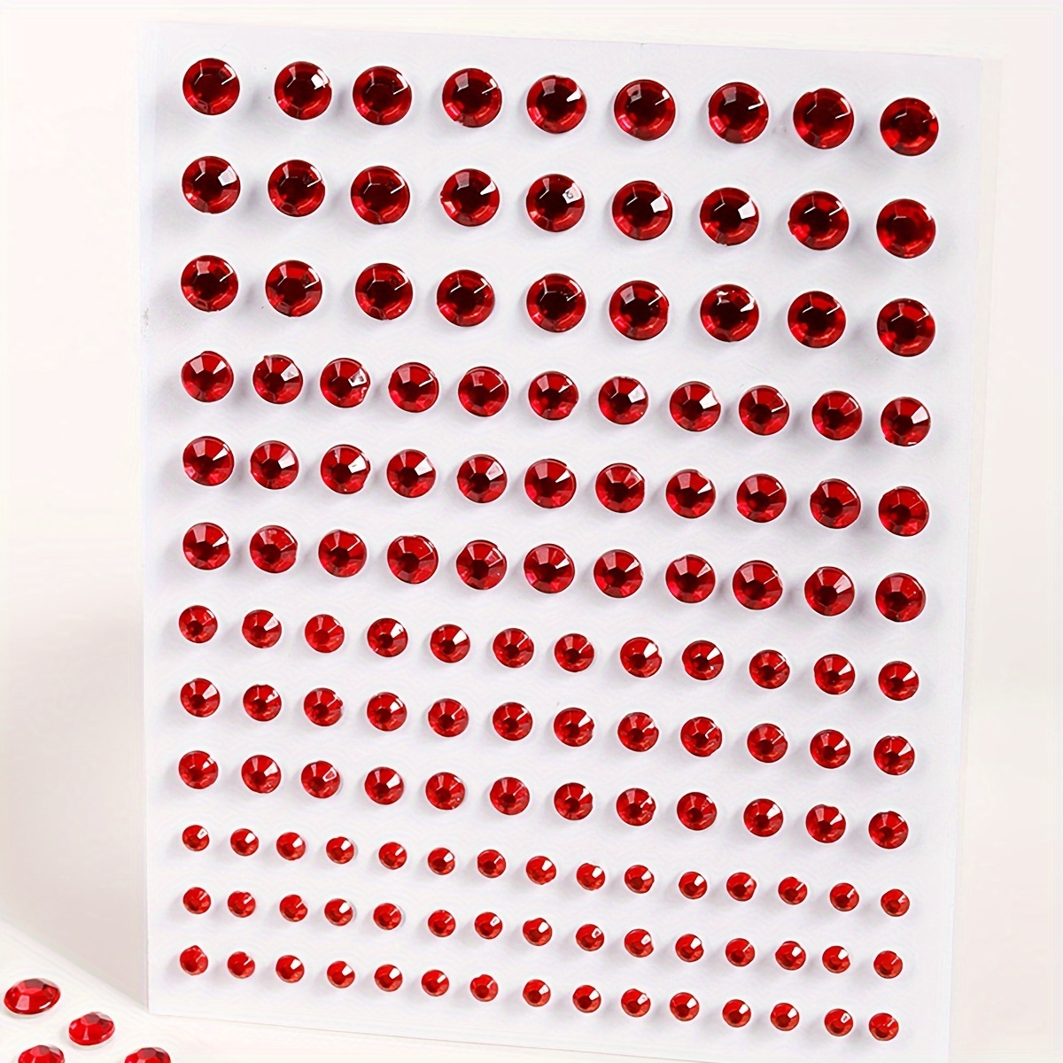 A Pack Of Large Simulated Gem Face Rhinestones For Makeup And Party Eye Decorations