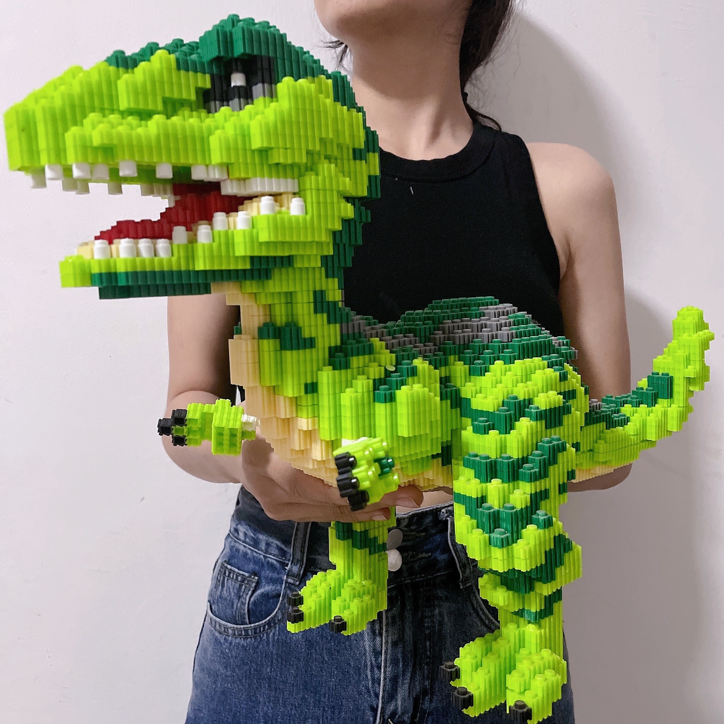 

3200pcs Dinosaur 3d Puzzle Building Blocks Kit - Diy Assembly Model Toy For Teens And Adults, Interactive Creative Craft Set, Ideal Gift For Birthday, Valentine's Day, Educational Collectible Display