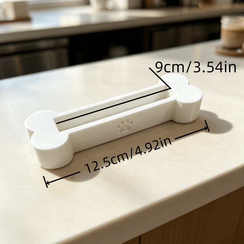 TEMU Creative Bone-shaped Card Display Stand, Modern And Fashionable Desktop Suitable For Office And Exhibition Hall Display, Ideal For Pet Stores,