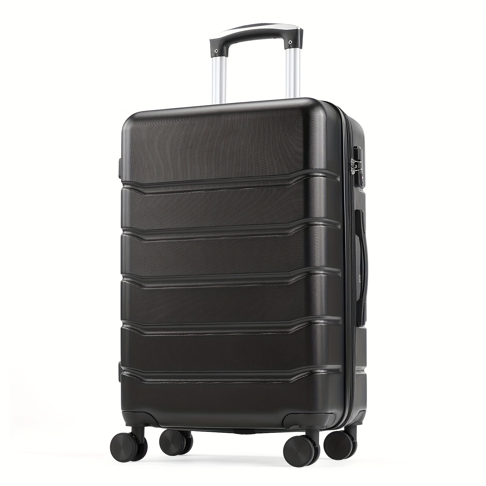 

20/24/28 Inch Carry On Luggage, Hard Shell Abs Suitcase With Double Spinner Wheels, Lightweight Rolling Luggage With