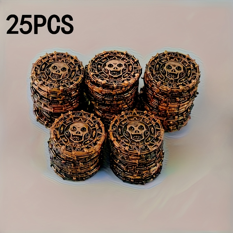 Image of Gift For Her/him 25pcs, Pirate Decorations, Suitable For Halloween, Birthdays, Or Pirate Themed Parties, Plastic Material, For Electricity, Ideal Party Supplies