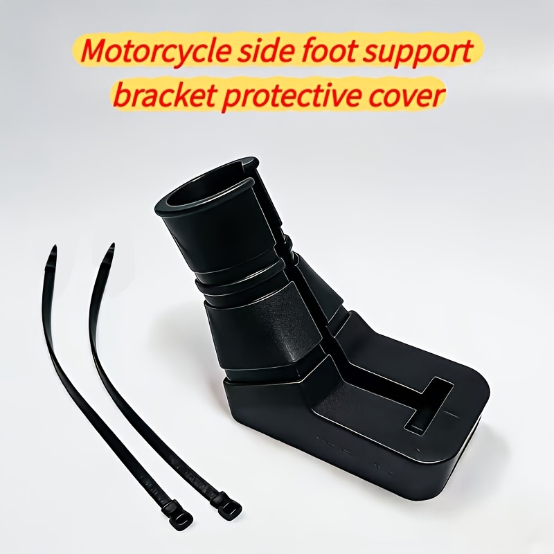 TEMU Copertura per Cavalletto Moto, Rivestimento Laterale in Silicone , Cuscinetto di Supporto Antiscivolo e Resistente all'Usura, Universale per