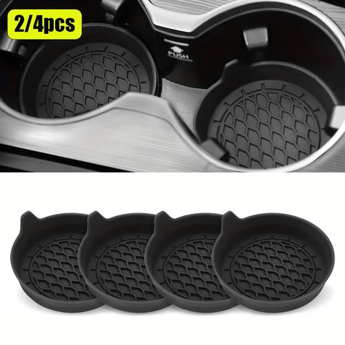 2 4 pad anti slip dustproof high quality rubber red and black matching design protecting interior