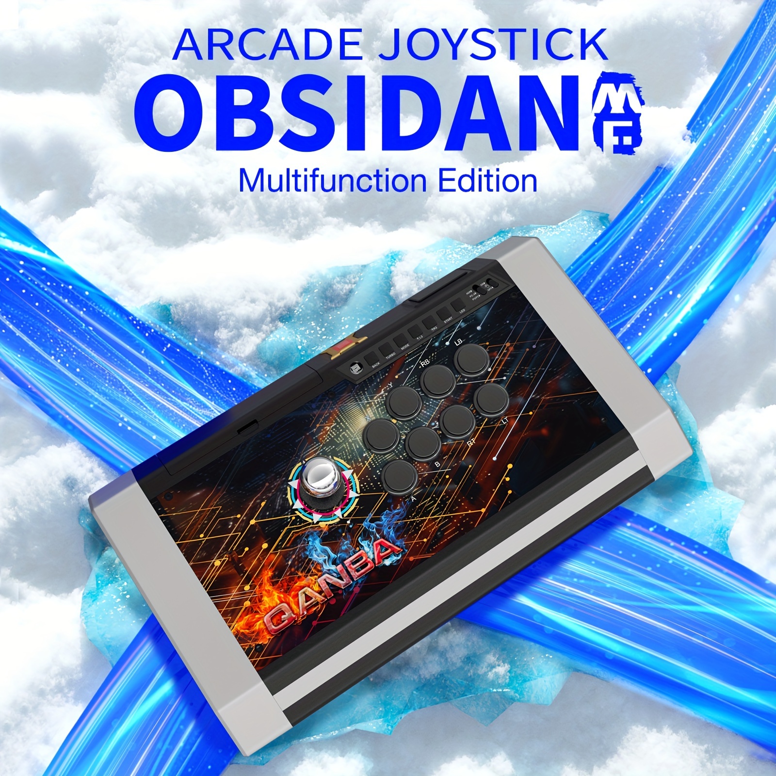 QANBA Q3MF‑SL Obsidian Arcade Joystick q3mf sl obsidian arcade joystick multifunction edition
