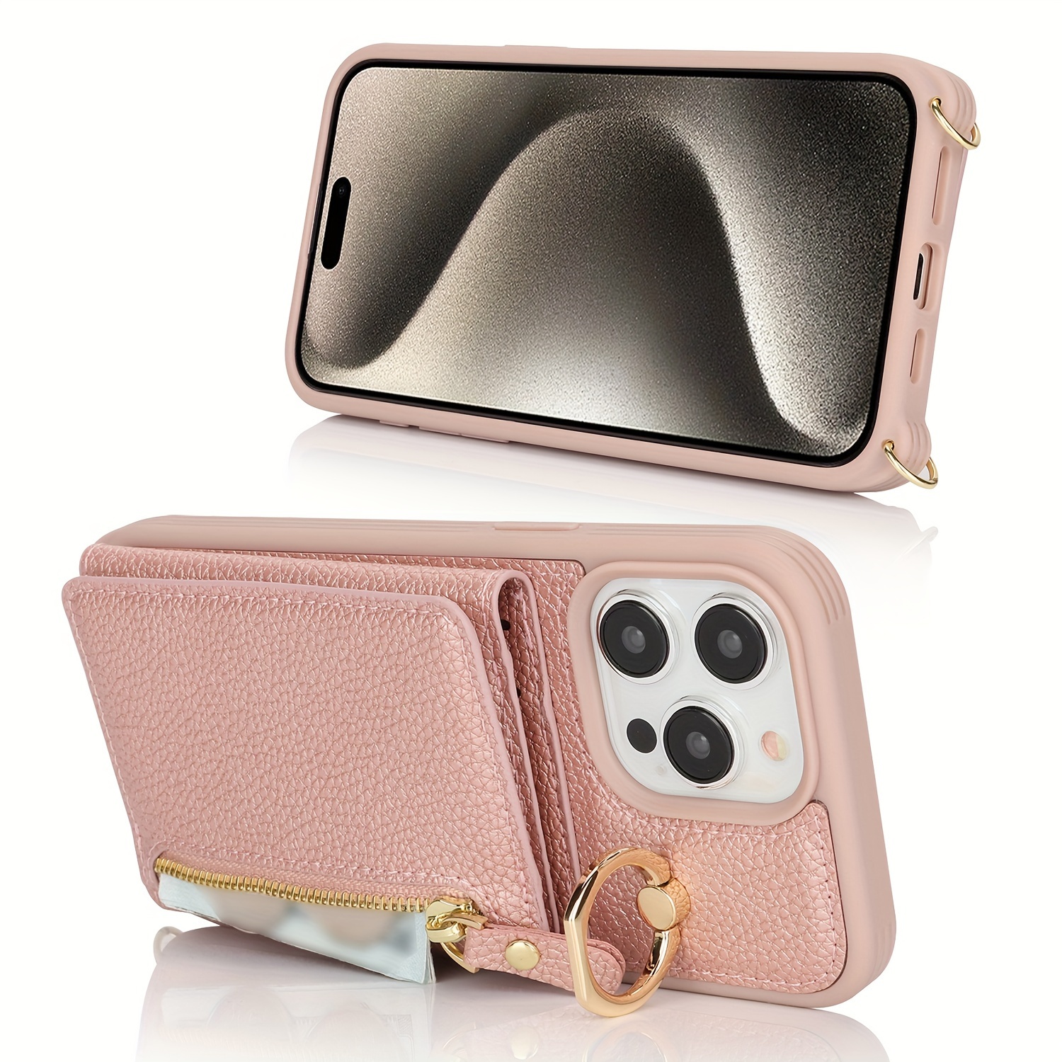 crossbody zip bag suitable iphone 16/15/14/13/12/11 phone Temu