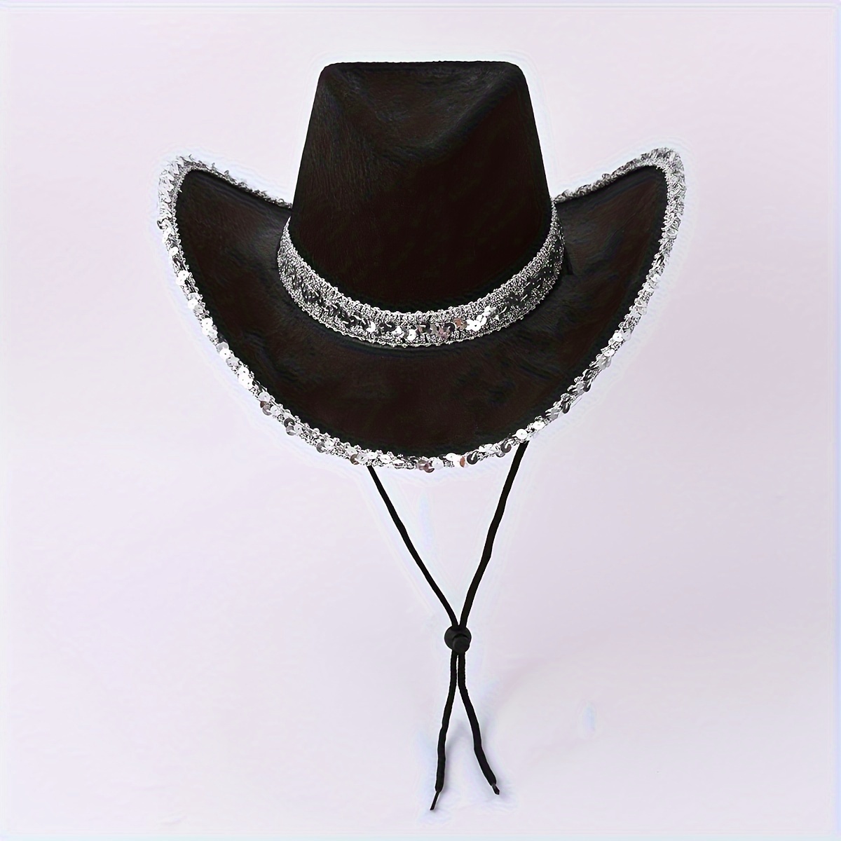 Cowboy Hat Classic Vintage Hollow Out Unisex Curled Edge Wide Brim