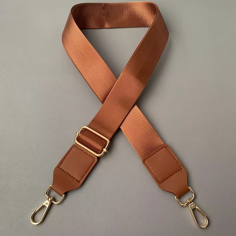 TEMU Correa cruzada extendida para bolsa marrón, correa de extensión de ajustable, correa para correa de , correa de para bolso de de color sólido