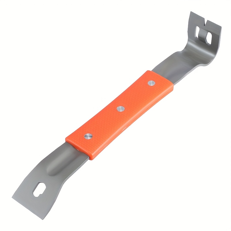 Pry Bar Thicken Heat-treated Stainless With M4-m6 Hexagon Socket Wrench And Angle Head Nail Puller Function Cushion Grip For Removing Prying Apart Boards Pry 3-in-1 Multifunction Tool