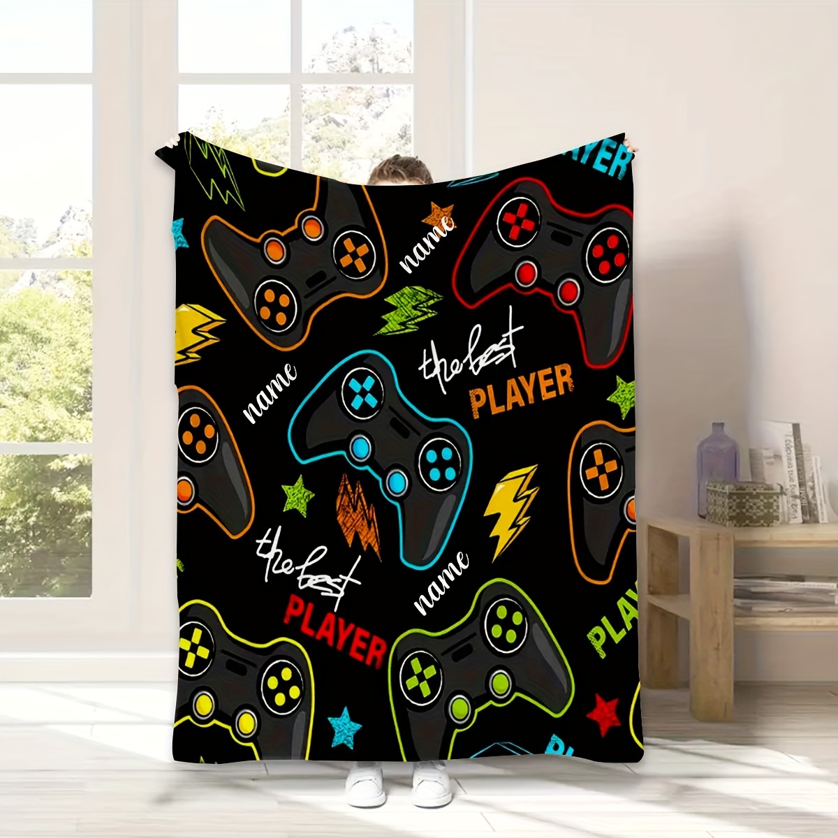 

Name Blanket - , All- Flannel For , Bed, & - Washable, Hypoallergenic