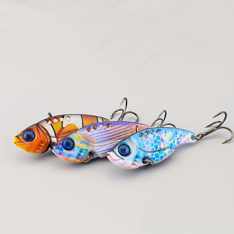 1pc Vib Double Hook Lure In 7g/10g/14g, Suitable For Freshwater And Saltwater  Fishing