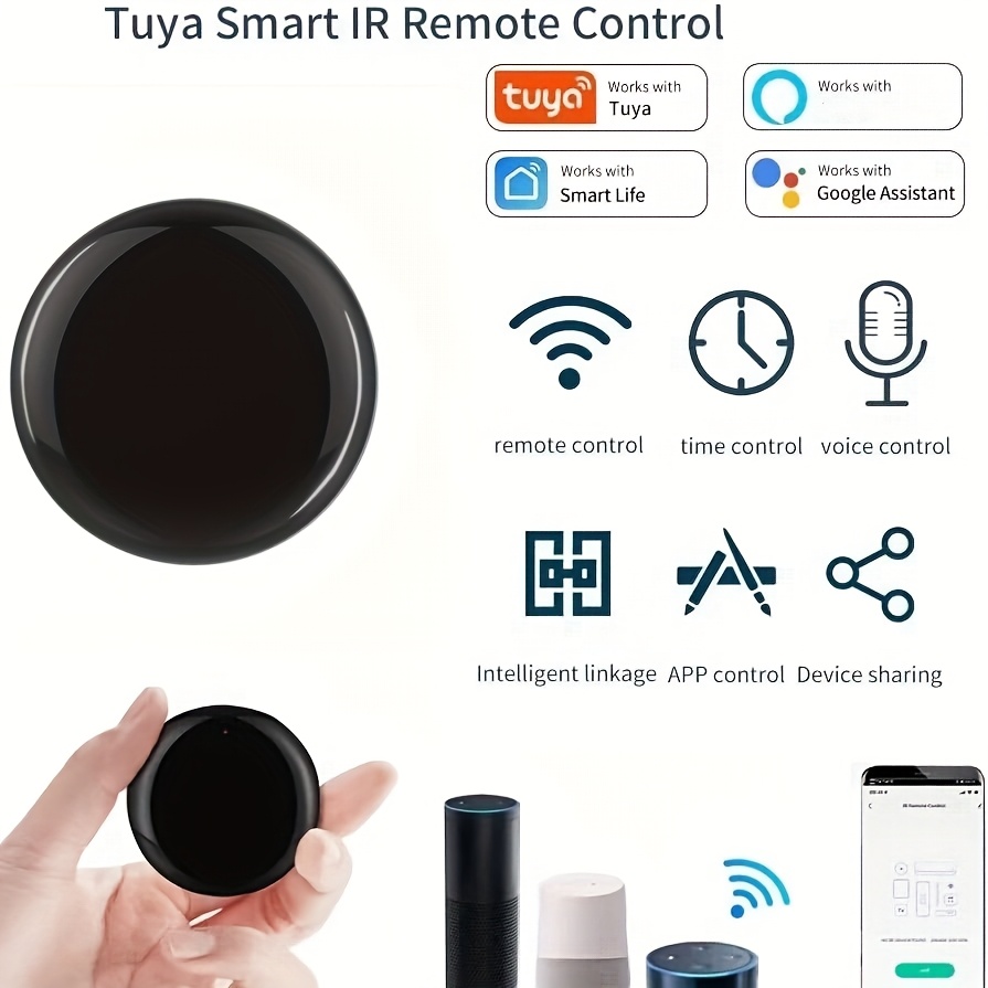 item picture   remote 2 4g wifi home appliance infrared remote timer function hands   usb powered compatible with smart   suitable for tv dvd air conditioner aud all in one universal ir remote compatible with alexa google home