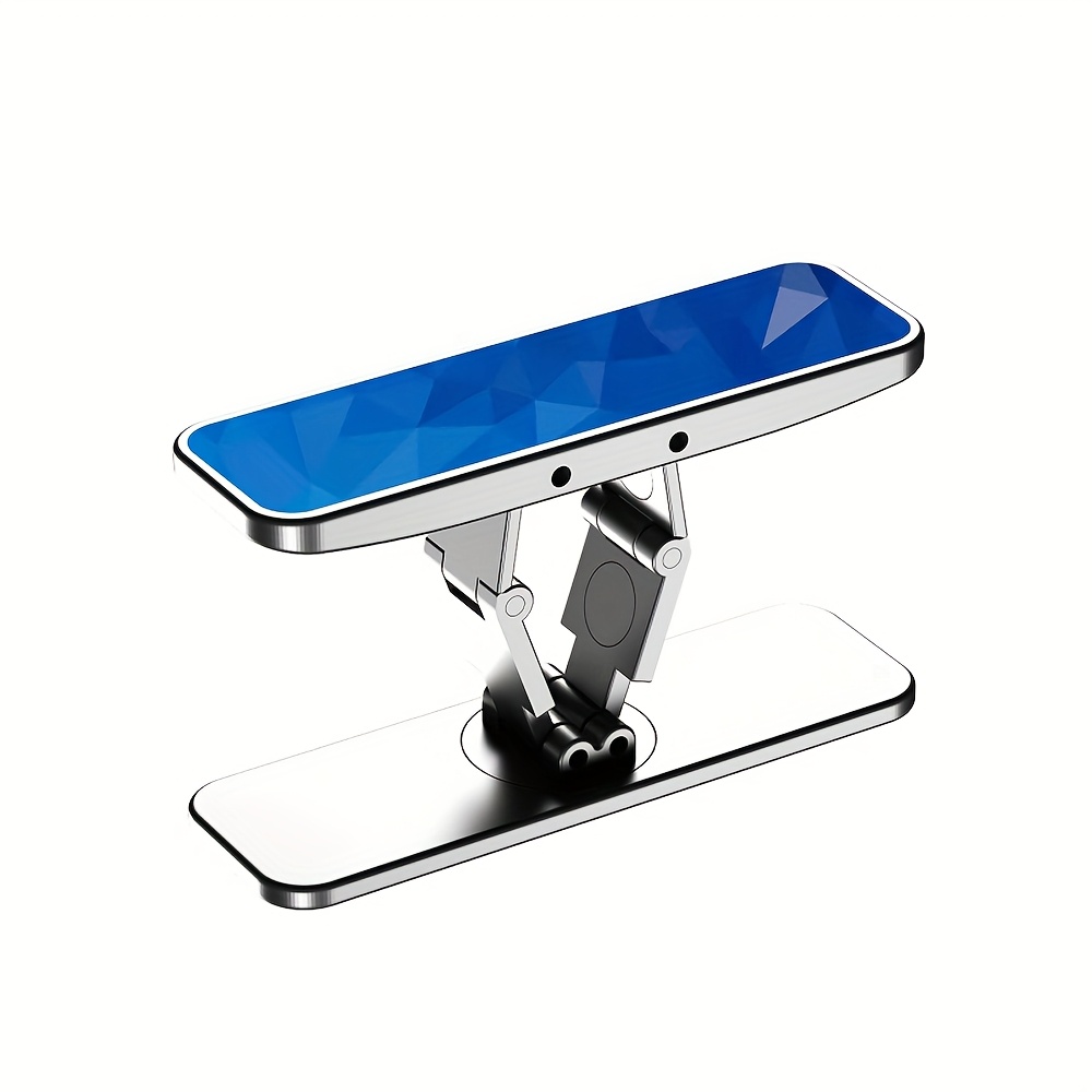 Foldable Invisible Phone Stand 360° Rotation Multi-angle Desk Mount Holder For Smartphone - Horizontal & Vertical Kick