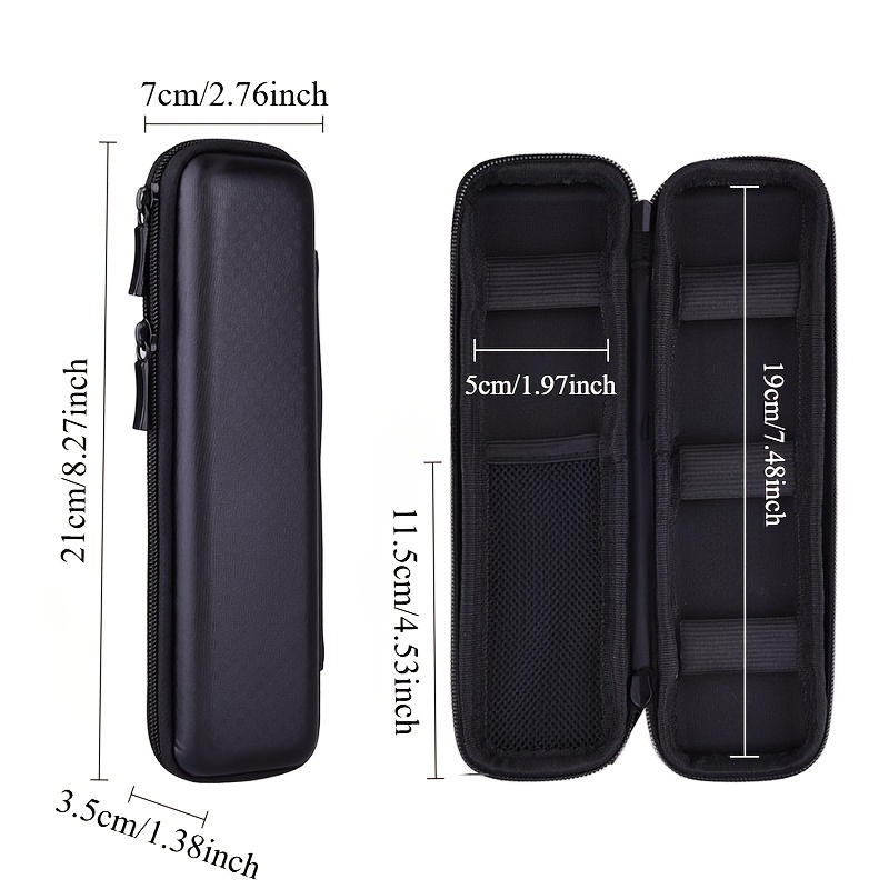 TEMU 1pc Portable Travel Case For Electric Toothbrushes & Makeup Brushes - Durable, Odorless Mesh Organizer, Dirty-resistant, Storage