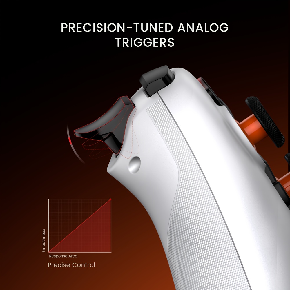 Gamesir Nova Lite Wireless Controller: Compatible with Windows PC, for Iphone, Android, Switch, And Steam Deck, Equipped with Hall Effect Triggers, Turbo Function, And Rumble Vibration, Supporting Wireless, Wired, And Dongle Connectivity