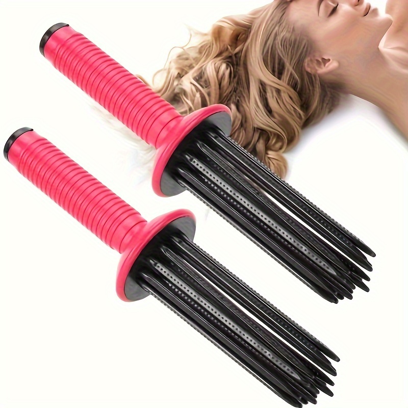 

Plastic Hair Curler Comb, Round Hair Brush For Blow Drying, Insert Round Brush, Hair Styling Brush