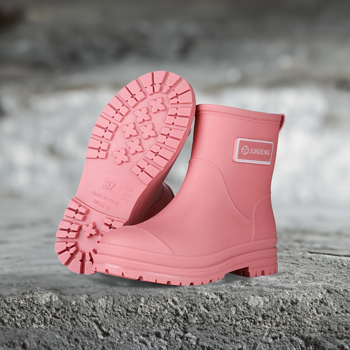 botas lluvia moda mujeres zapatos agua exteriores nuevas Temu