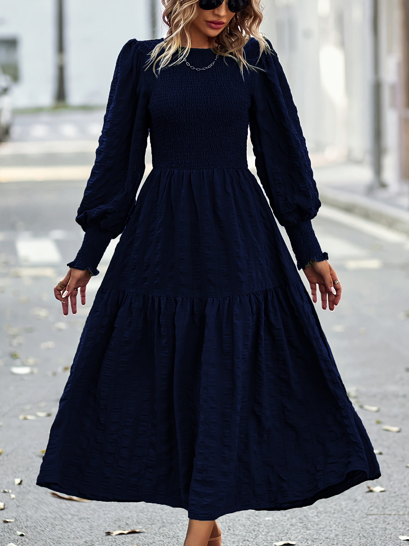 casual long sleeve midi dress Casual Long Sleeve Midi Dress Sale Long Sleeve Midi Casual Dresses Store  SEARIPE Women S