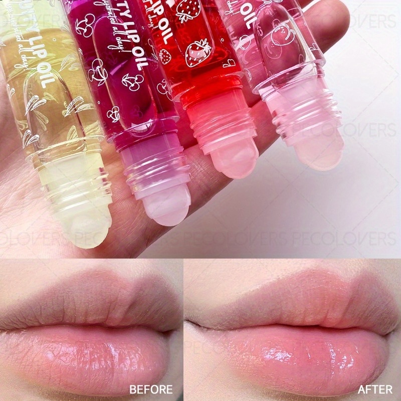 Glossy Lip Gloss & Transparent Lip Oil, Waterproof