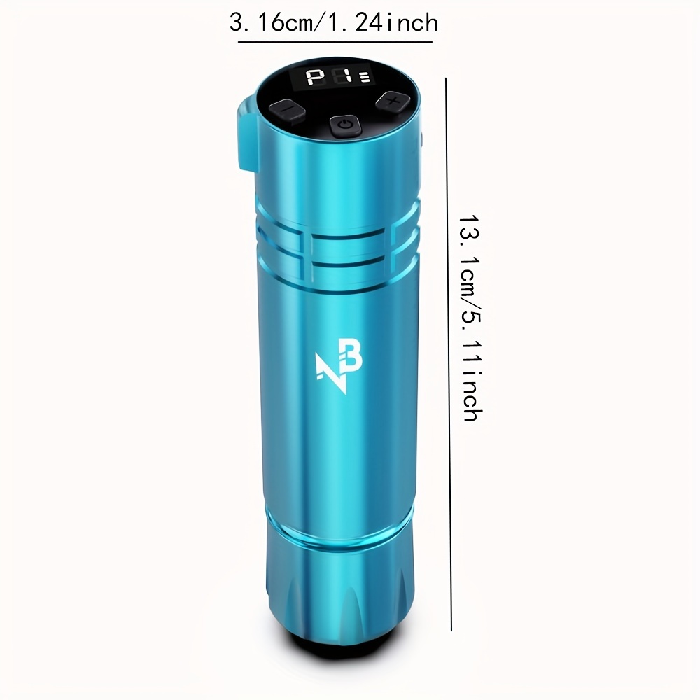 needle bee wireless tattoo pen kit   rotating machine with 1500mah battery   plug in converter 20 needles 7 color ink sets ideal for beginners and artists   cordless gift   details 6