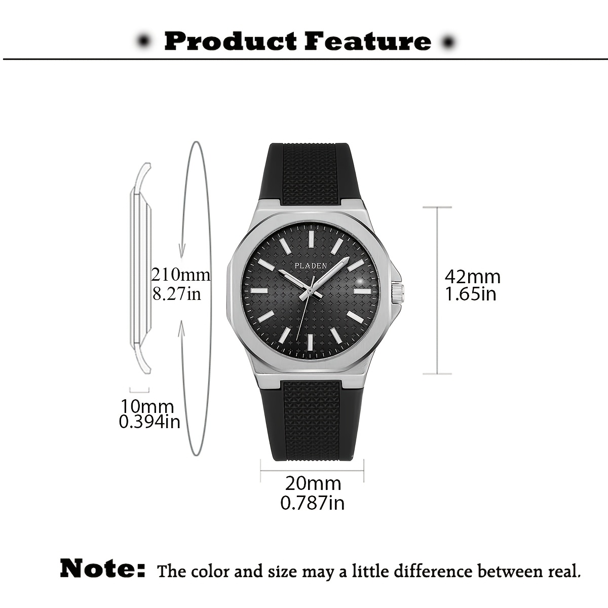 Classic Brand Watch with Versatile Star Element, Unisex