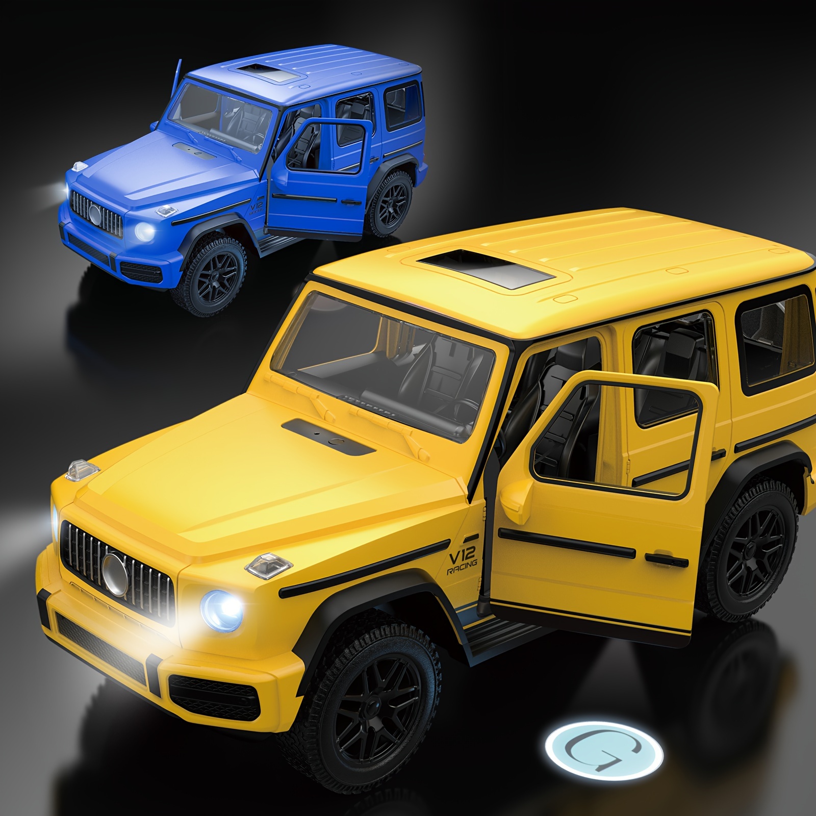 

1:14 Rc Cars Suv Remote Control Vehicle 2.4ghz 4wd Rc On-road Car, With Rechargeable Battery And Cool Led Lights Tail Door Can Open As Gifts For Kids