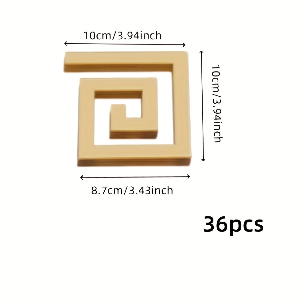 Image of 36pcs Acrylic Self-adhesive Mirror Stickers, 1.97/3.94 Inches - Suitable For Living Room, Bedroom, Home Furniture Walls And Window Decor