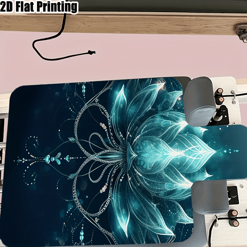 TEMU Tappetino da Pilates e Yoga Stampato, Tappetino Pilates Modificato con Design Antiscivolo e Assorbi-sudore, Tappetino Protettivo Antiscivolo per
