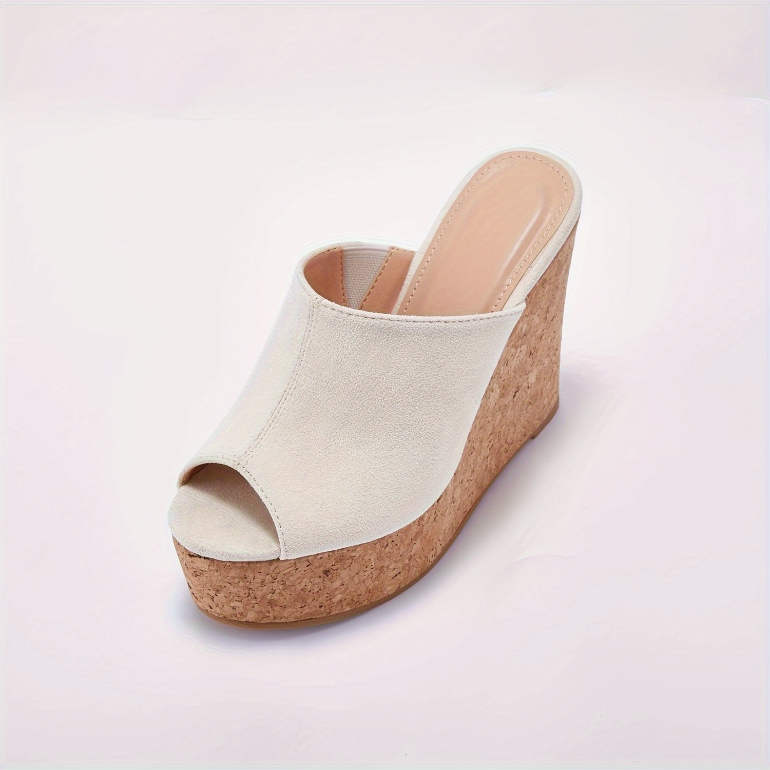 Strappy Cork Platform Mules CORK MULE STILETTO HIGH HEEL PLATFORM