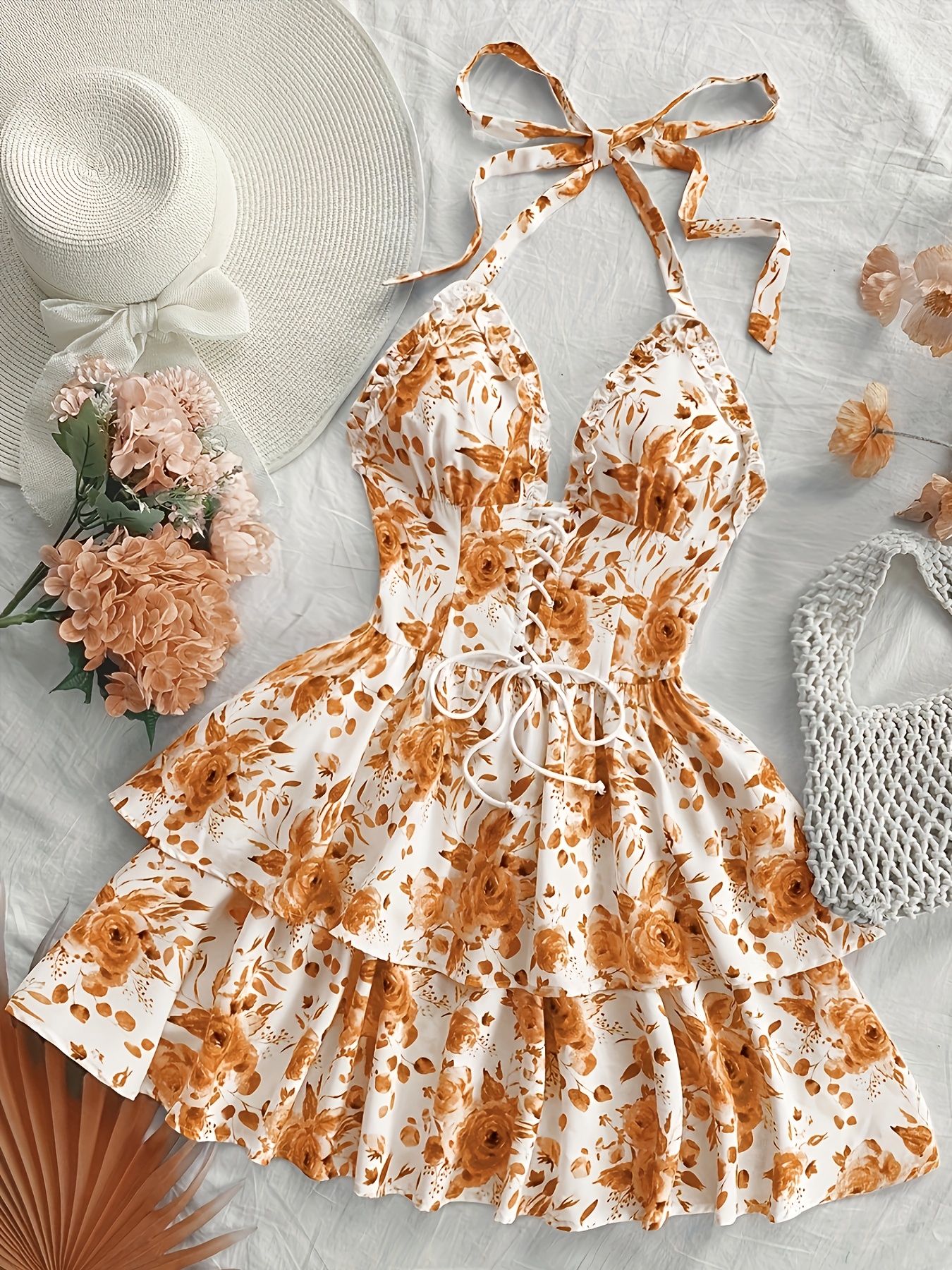 princess polly baby blue dress The Complete Dress Guide for Women with Large Breasts main image 0